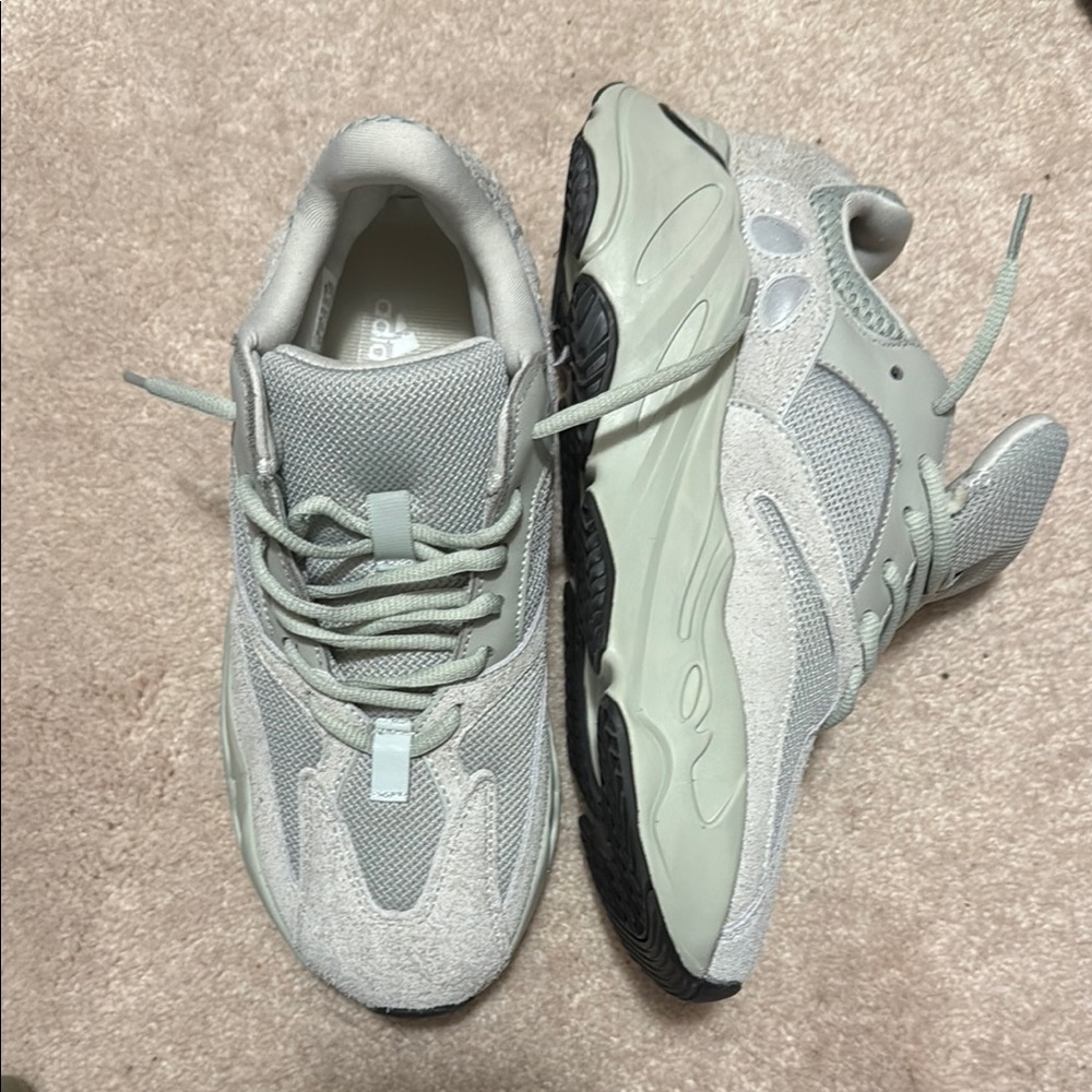Adidas Light Gray Athletic Sneakers